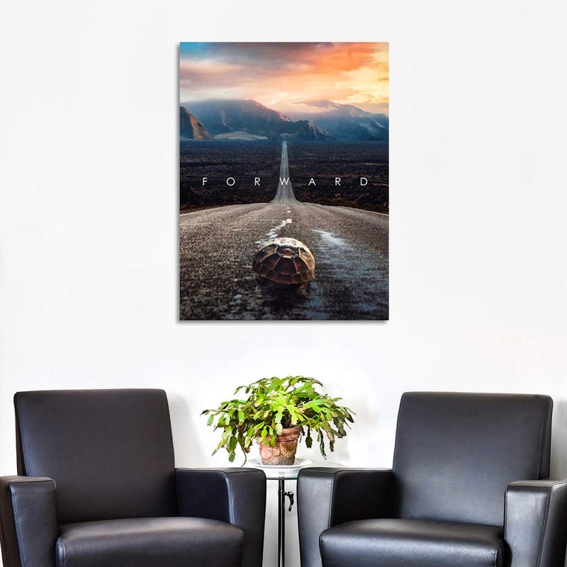 Yetaryy Inspirational Entrepreneur Quotes with Words Wall Art Motivational Forward Painting Prints on Canvas Modern Inspiring Posters Prints Artwork Home Office Classroom School Decor - 30" Wx40 H - Image 4